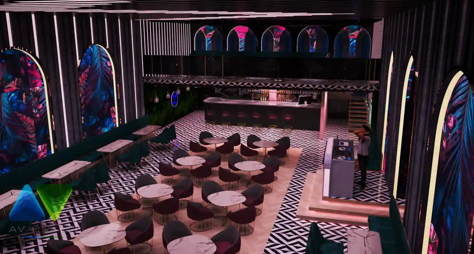 Nightclub Commercial Interior Project